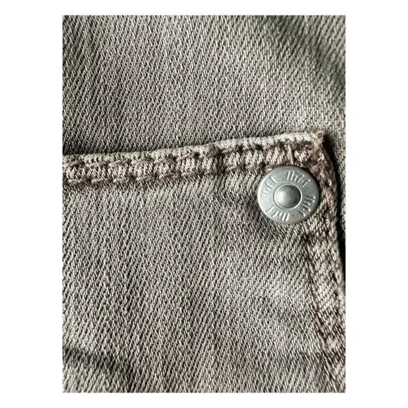 J.Jill Authentic Fit Slim Ankle Jeans Size 10 Petite Taupe Stretch Denim - Picture 6 of 8